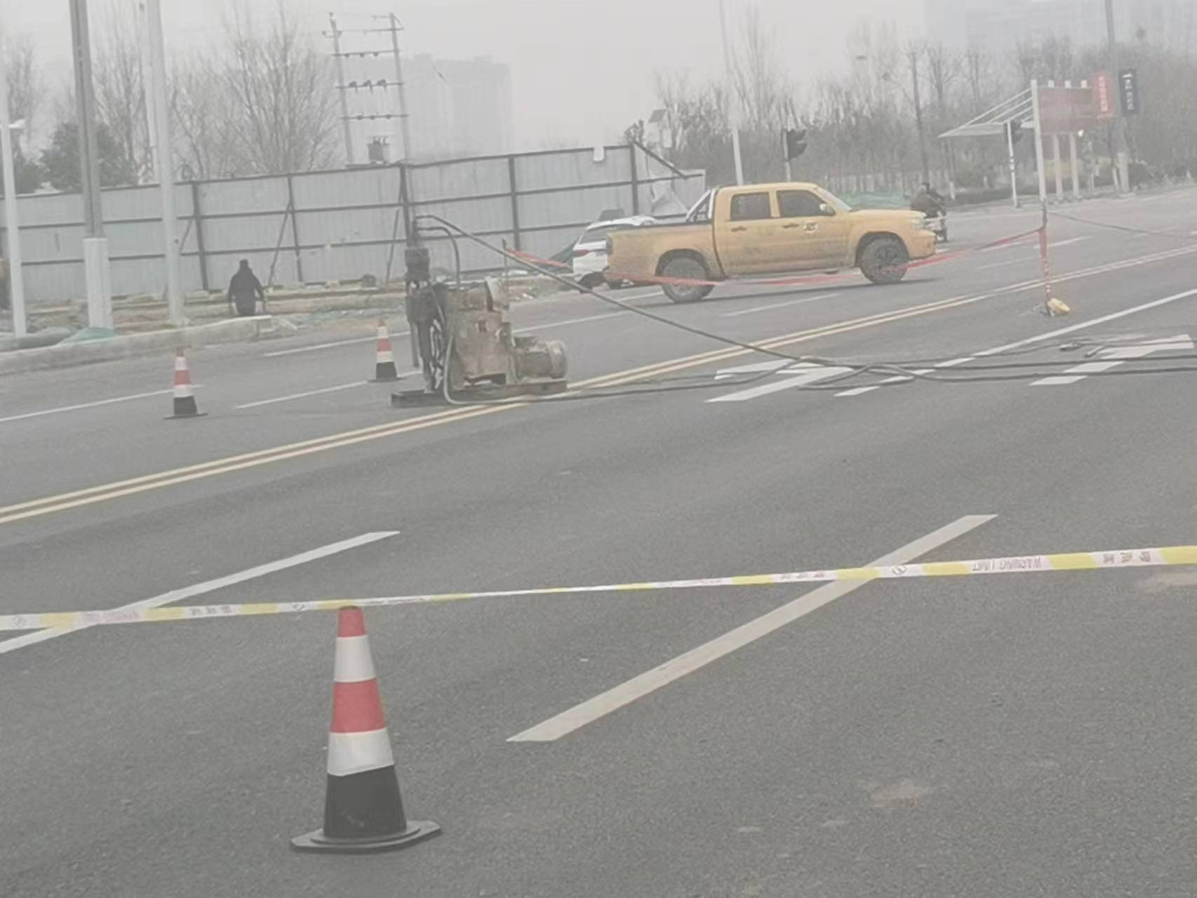 三台马路注浆